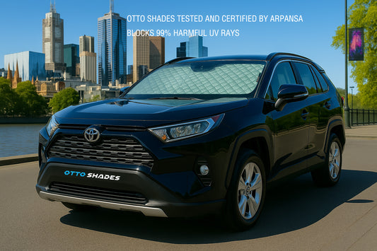 6-Layer Windscreen Sun Shade for Toyota RAV4 2019-2025 | Custom-Fit, Foldable, UV & Heat Shield OTTO SHADES