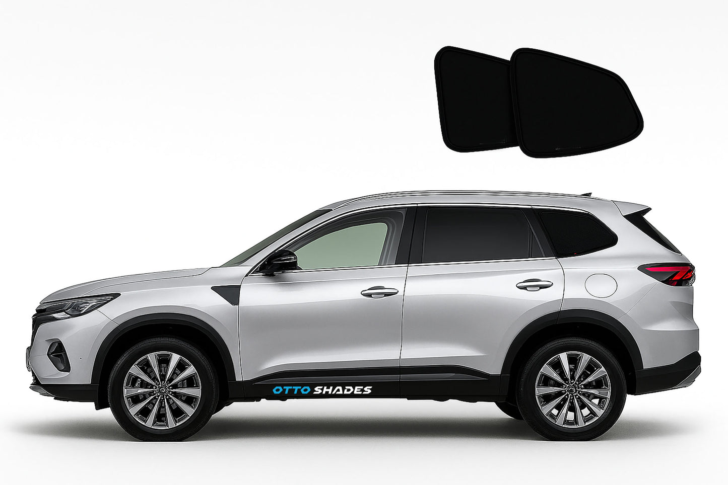 OTTO SHADES Custom Mesh Sunshade for Chery Tiggo 7 Pro 2021-2025, Rear Side Windows Sun Blind for Baby Protection, UV/Heat Reduction,Privacy Shield