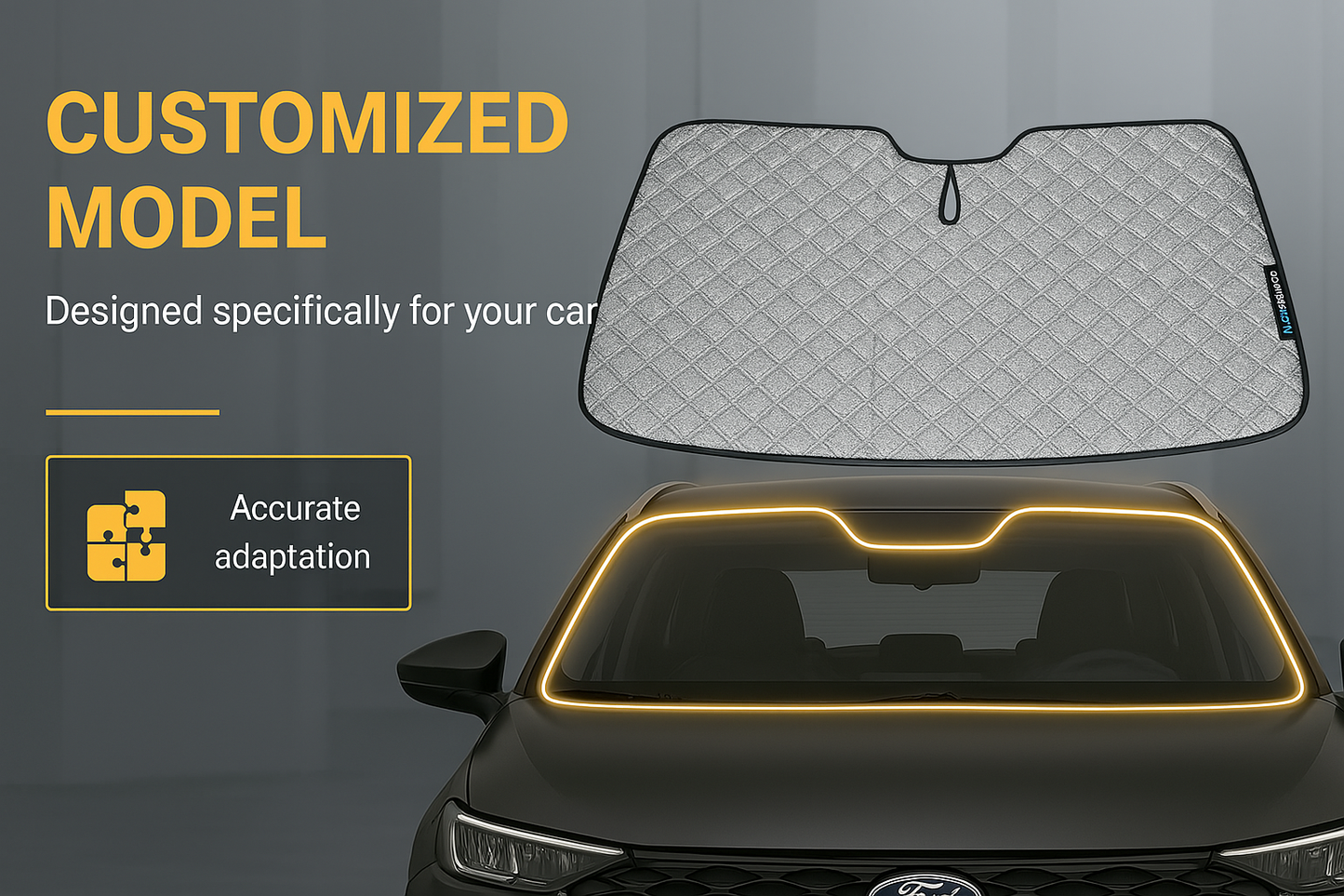 Premium WindScreen Sunshade for Ford Everest 2020-2025