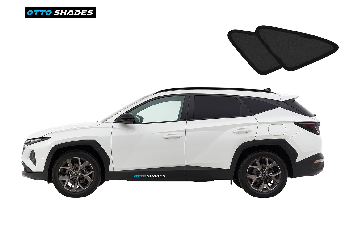 OTTO Shades Custom Magnetic Mesh Sunshade for Hyundai Tucson 2021-2025, Side, Rear & Port Windows Sun Blind for Baby Protection