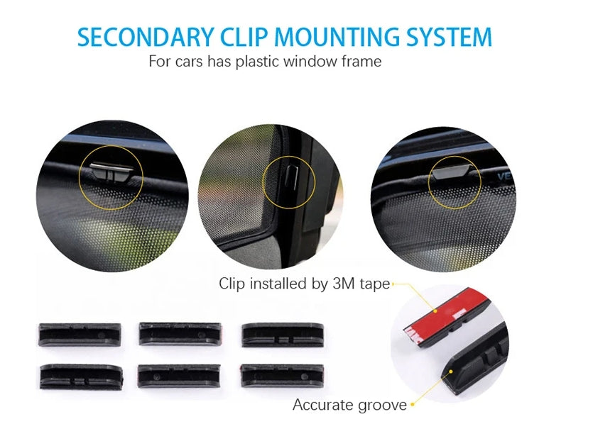 OTTO Shades Custom Magnetic Mesh Sunshade for BMW X5 2019-2025, Side, Rear Windows Sun Blind for Baby Protection