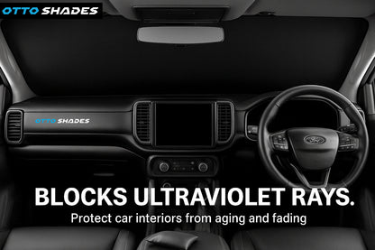 6-Layer Windscreen Sun Shade for Tesla Model 3 2017-2025 | Custom-Fit, Foldable, UV & Heat Shield OTTO SHADES