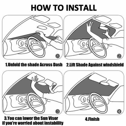 Premium WindScreen Sunshade for Ford Everest 2020-2025