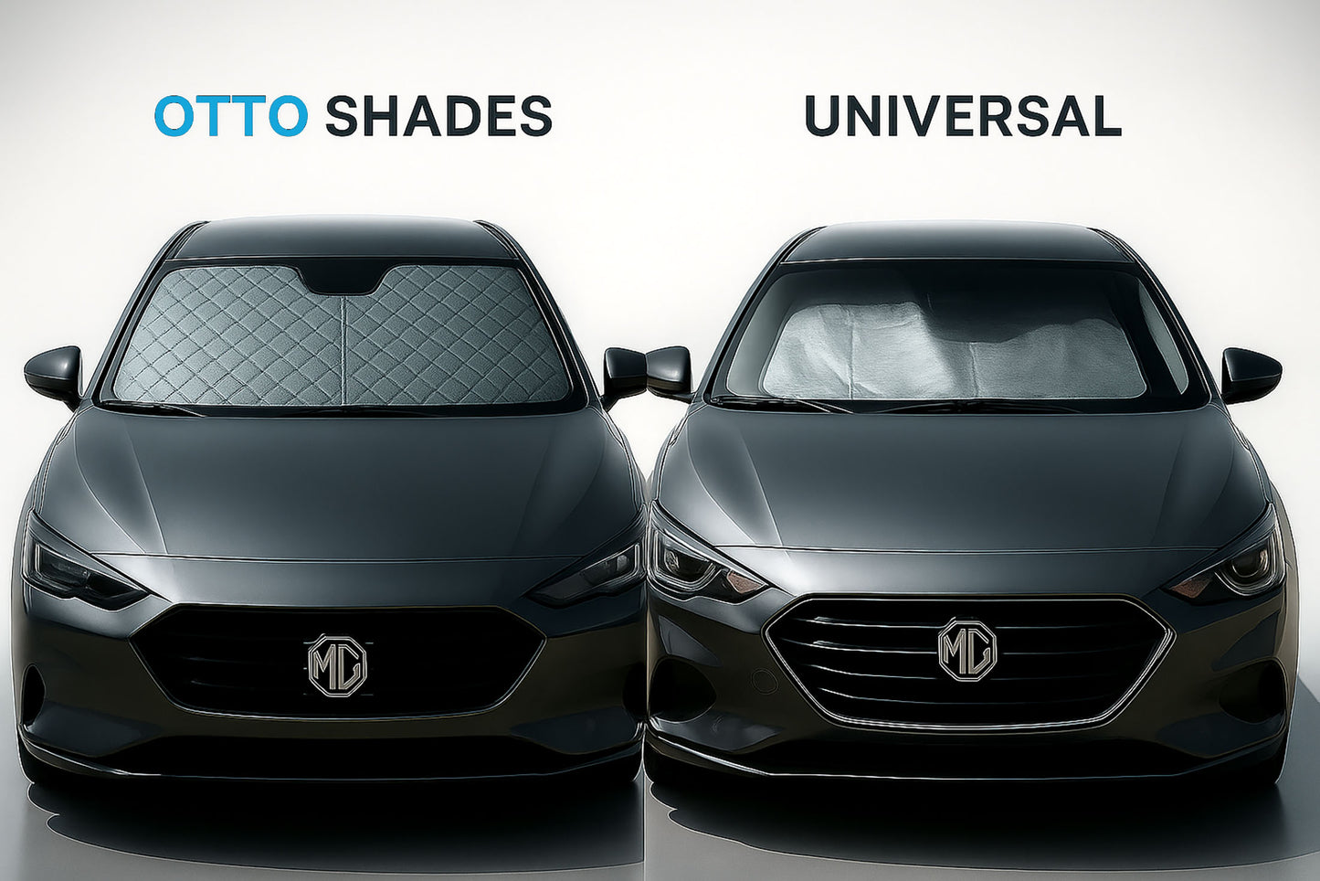 6-Layer Windscreen Sun Shade for Tesla Model 3 2017-2025 | Custom-Fit, Foldable, UV & Heat Shield OTTO SHADES