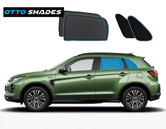 OTTO SHADES Custom Magnetic Mesh Sunshade for Mitsubishi ASX 2010-2025, Side, Rear & Port Windows Sun Blind for Baby Protection