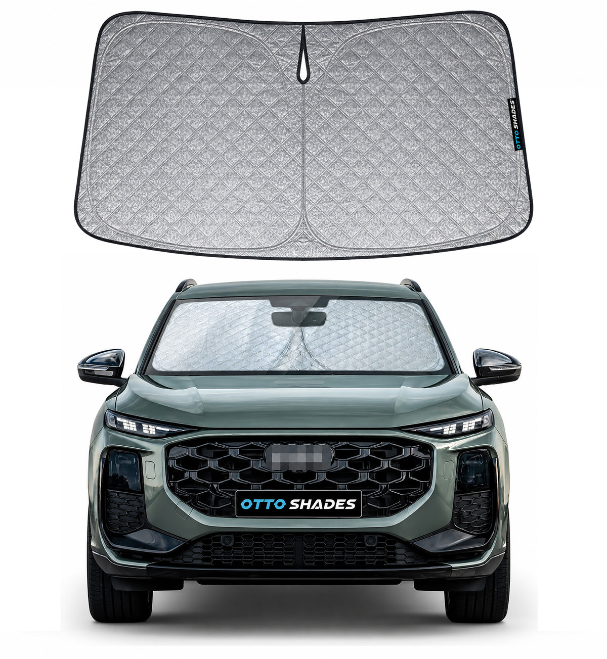 Patented 6-Layer Thick Design with Maximum UV & Heat Protection, Foldable Front Window Sun Shade, Q3 2026-onwards Accessories
