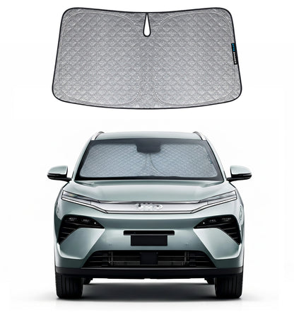 Patented Thick Windscreen Sunshade for BYD Sealion 8 2026, 6-Layer Custom Fit, Maximum UV Protection & Heat Shield