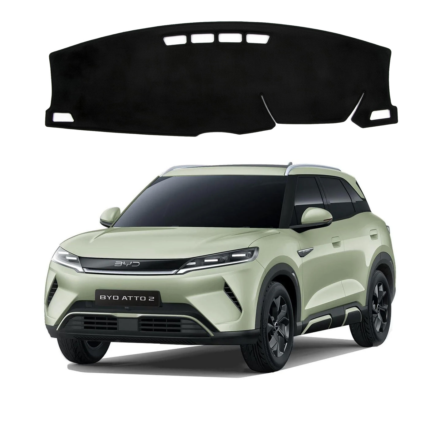 OTTO SHADES Dashboard Cover for BYD ATTO 2 2025-2026 – Custom Fit Suede Dash Mat, Non-Slip Sunshade, Anti-Glare Dash Pad ATTO2 Accessories