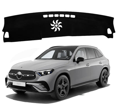 Dash Mat for Mercedes-Benz GLC 2023-2026 Luxury Suede Non-Slip Dashboard Cover