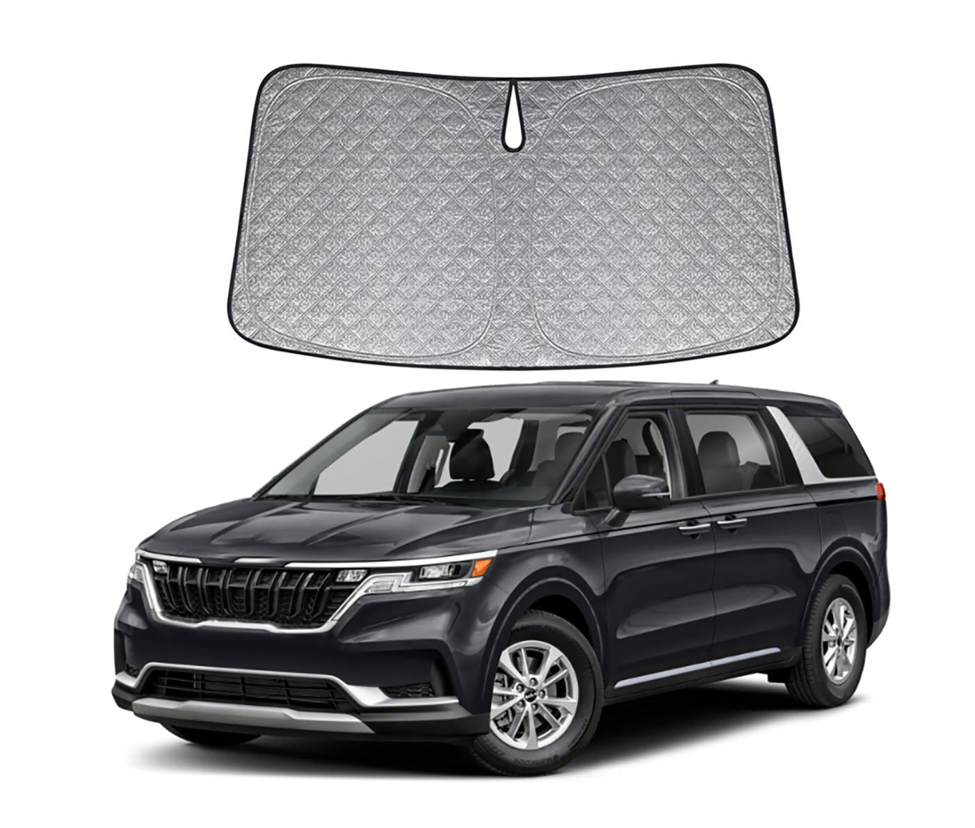OTTO SHADES Premium WindScreen Sunshade for Kia Carnival 2020-2025 Thick 6-Layers Foldable Front Window Sunshade UV Protection Heat Shield Cover