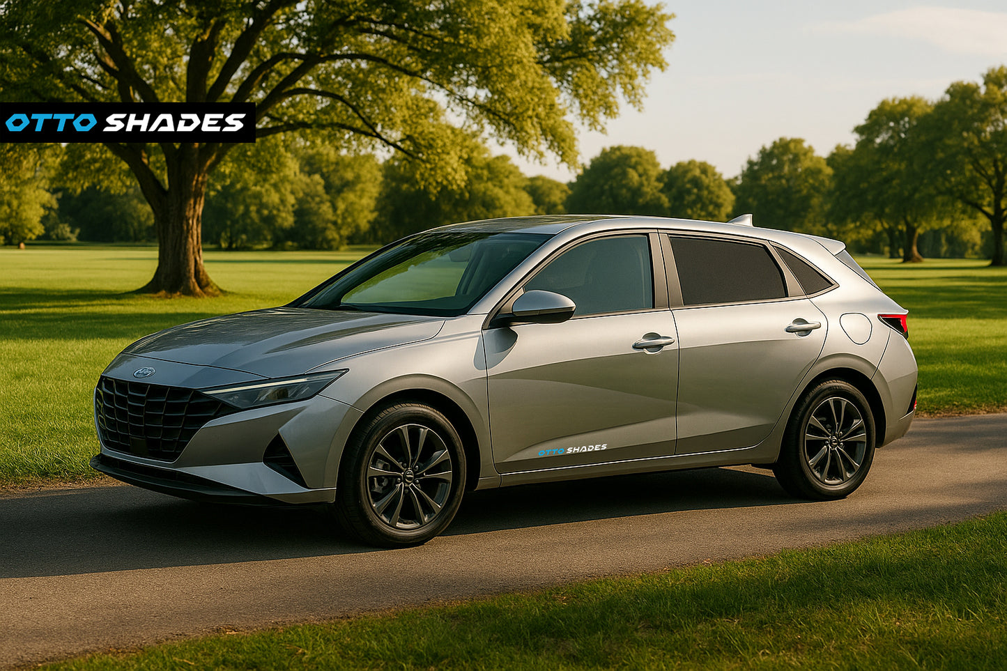 OTTO Shades Custom Magnetic Mesh Sunshade for KIA Cerato 2018-2025, Side, Rear & Port Windows Sun Blind for Baby Protection
