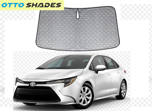 OTTO SHADES Premium WindScreen Sun shade for Toyota Corolla 2018-2025 Thick 6-Layers Foldable Front Window Sunshade UV Protection Heat Shield Cover