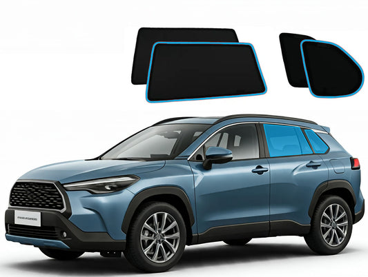 OTTO Shades Custom Magnetic Mesh Sunshade for Toyota Corolla Cross 2021-2025, Side, Rear & Port Windows Sun Blind for Baby Protection