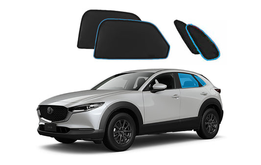 OTTO SHADES Custom Magnetic Mesh Sunshade for Mazda CX-30 2019-2025, Side, Rear & Port Windows Sun Blind for Baby Protection
