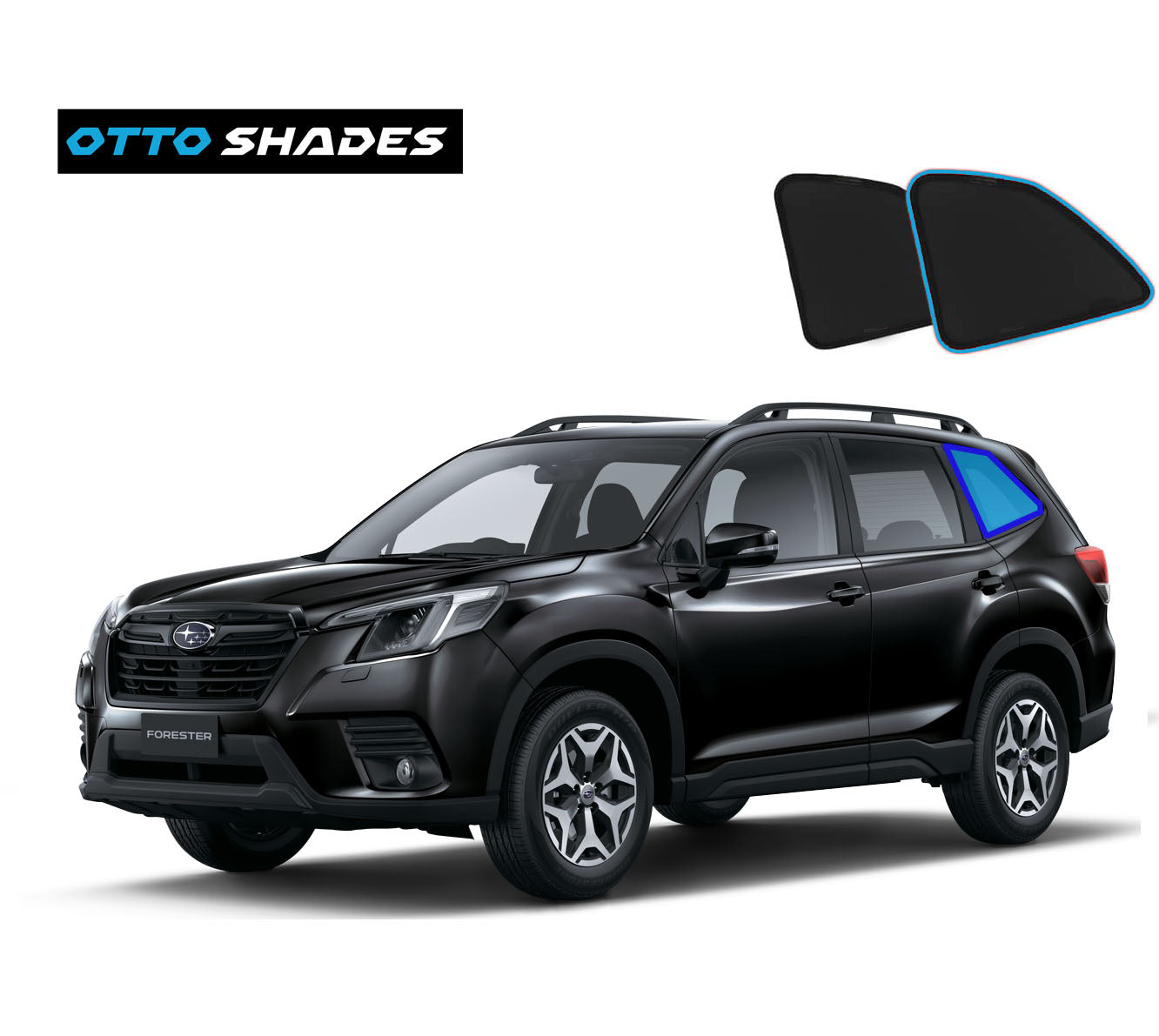 OTTO SHADES Custom Magnetic Mesh Sunshade for Subaru Forester 2019-2025, Side Windows Sun Blind for Baby Protection, UV/Heat Reduction,Privacy Shield