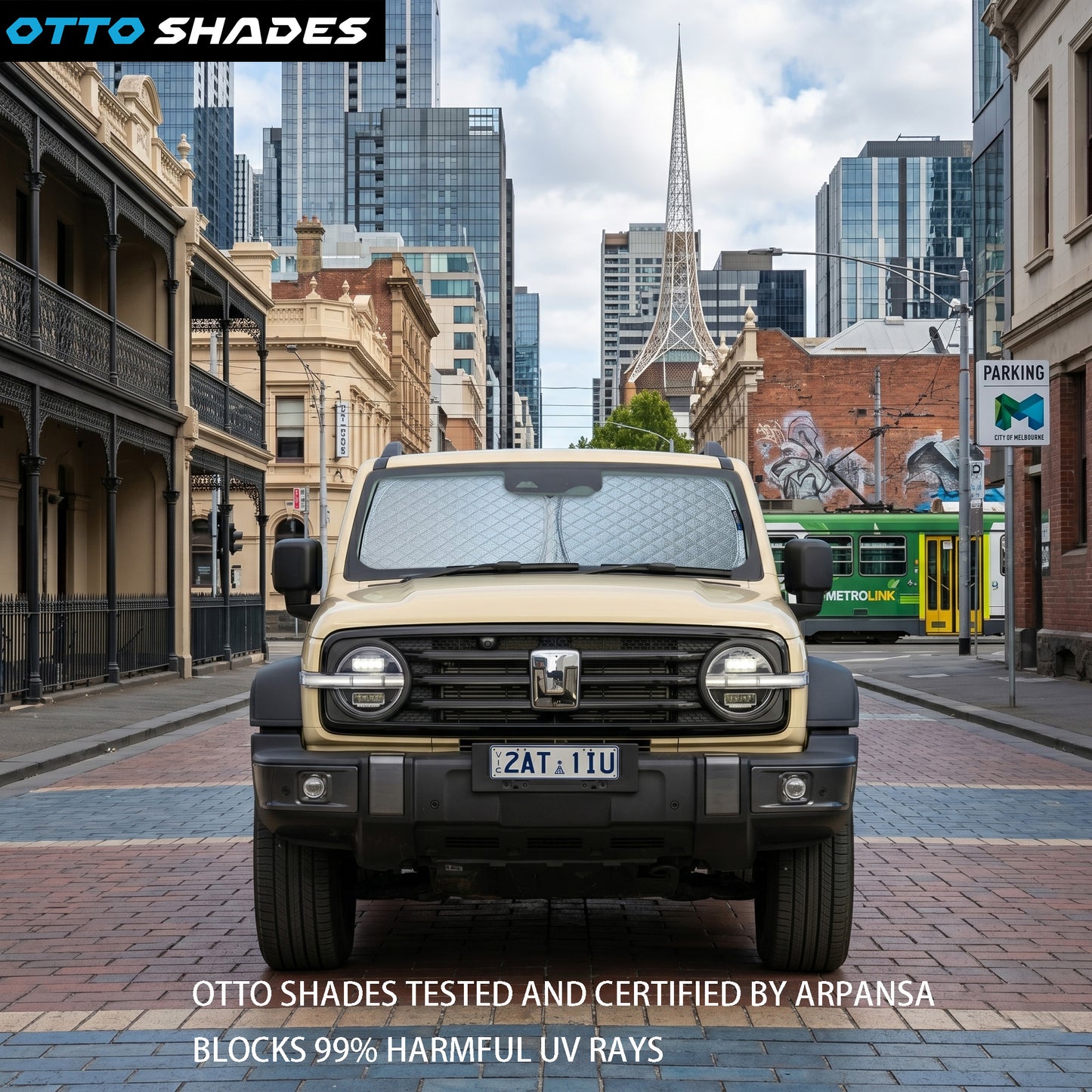 Thick WindScreen Sunshade for GWM Tank 300 2023-2026 Premium 6 Layers UV Protection Foldable Windshield