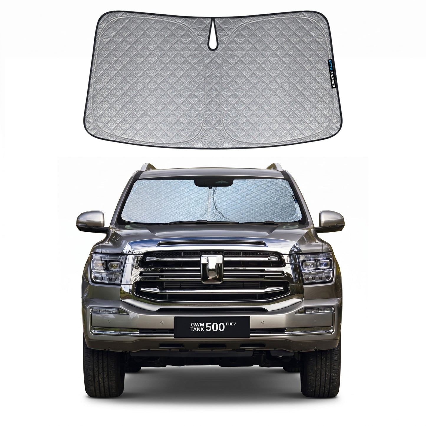 OTTO Shades 6 Layers Thick WindScreen Sunshade for GWM Tank 500 2024-Current Premium UV Protection