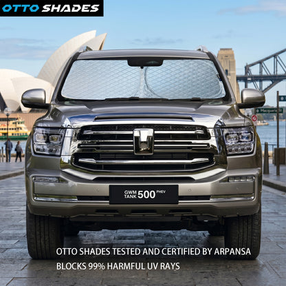 OTTO Shades 6 Layers Thick WindScreen Sunshade for GWM Tank 500 2024-Current Premium UV Protection