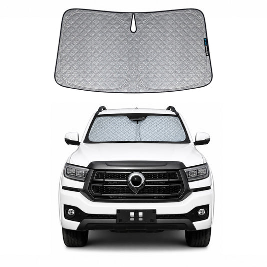 OTTO SHADES Patented Thick Windscreen Sunshade for GWM Cannon Ute 2021-2026, 6-Layer Custom Fit