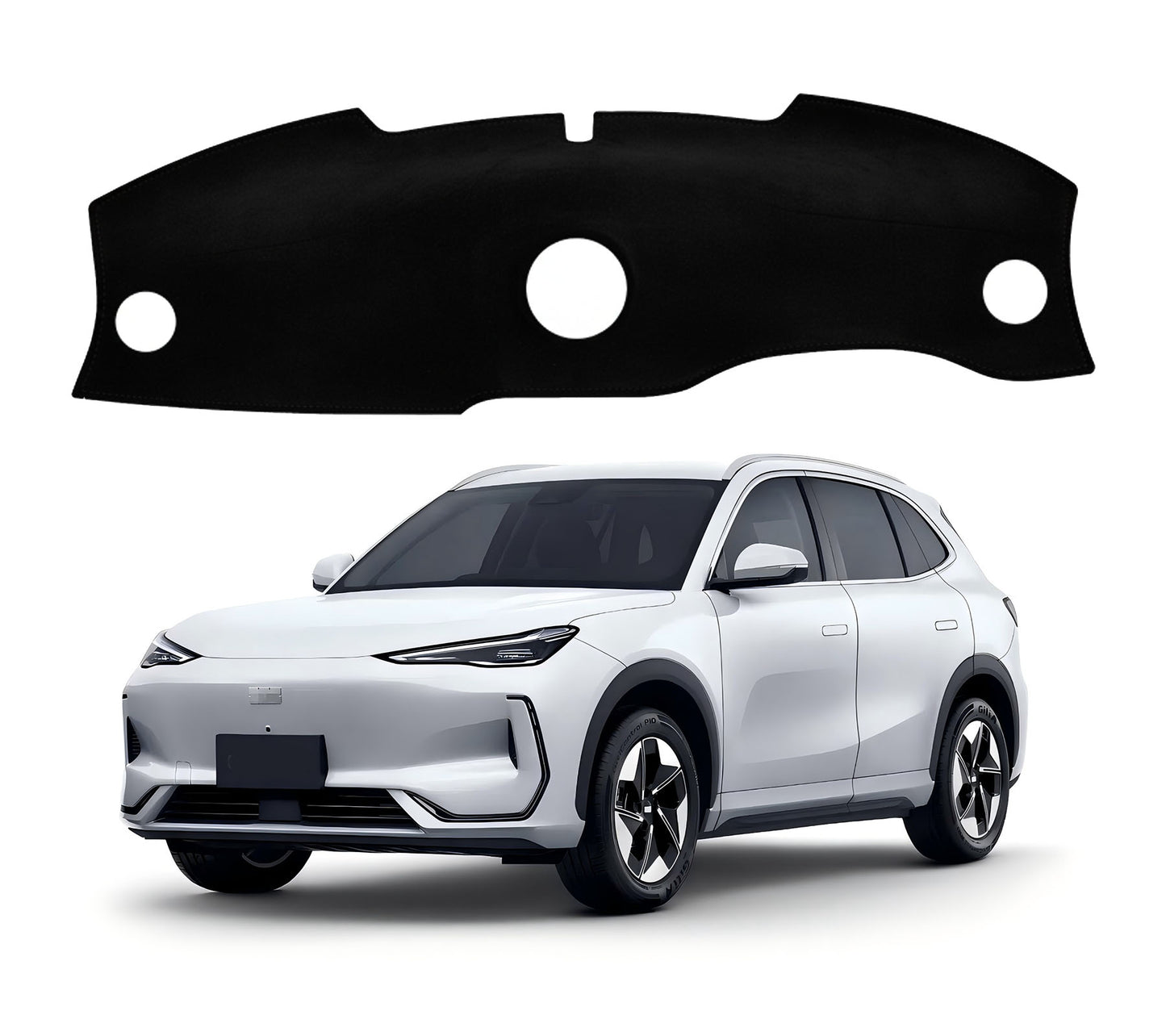 OTTO SHADES Dashboard Cover for Geely EX5 2025 – Custom Fit Suede Dash Mat, Non-Slip , Anti-Glare Dash Pad