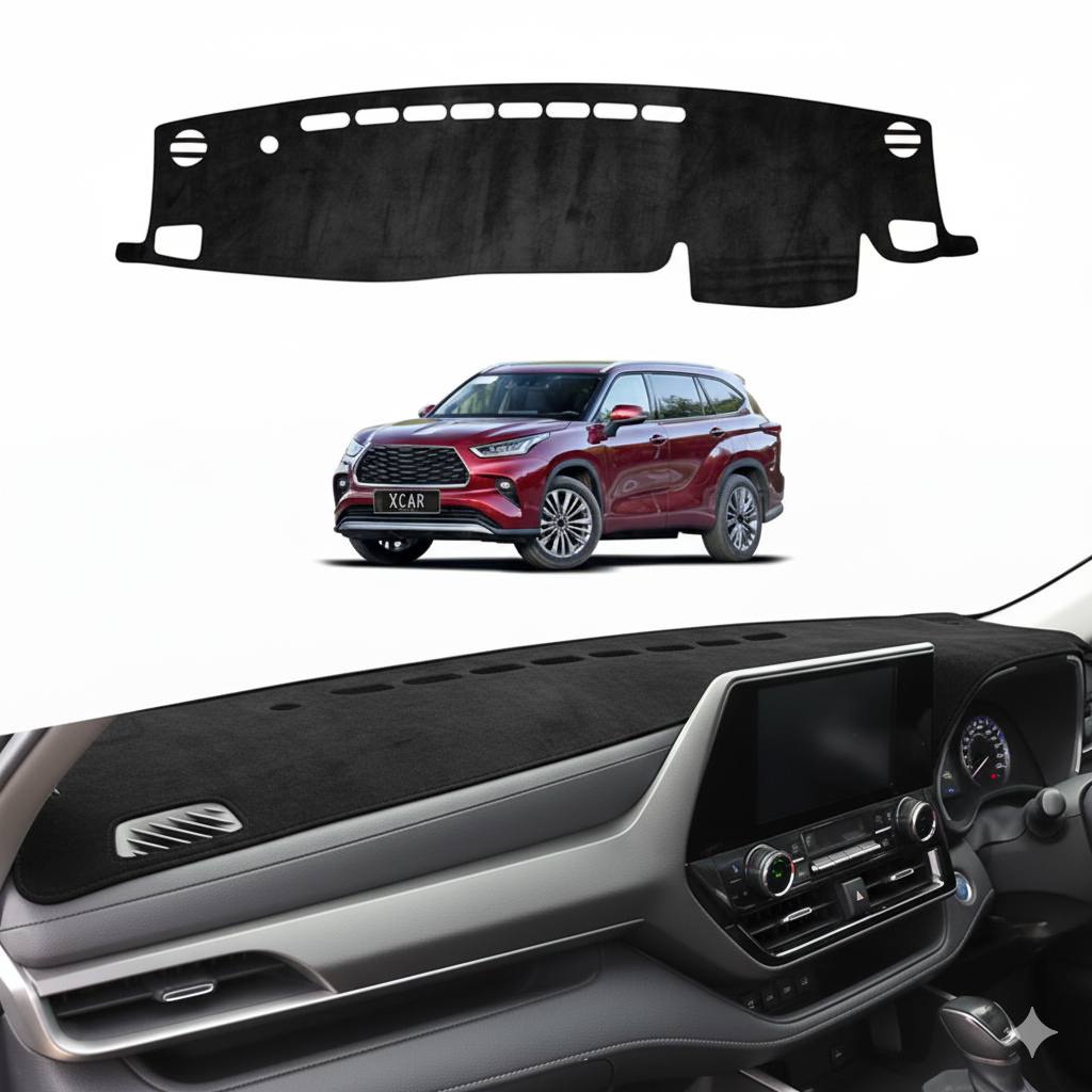 OTTO SHADES Dash Mat for Toyota Kluger 2021-2026 Luxury Suede Non-Slip Dashboard Cover