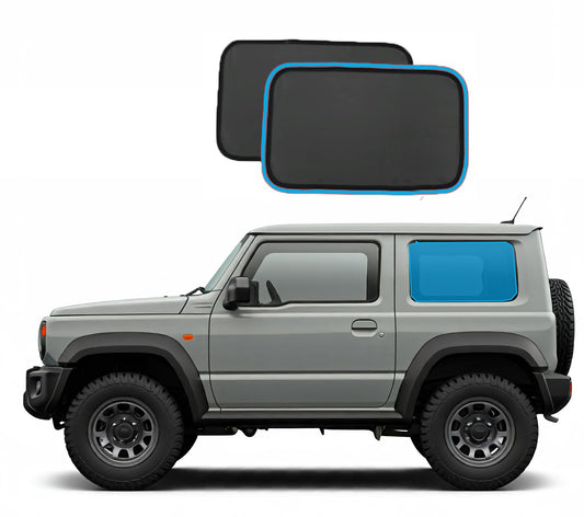 OTTO Shades Custom Magnetic Mesh Sunshade for Suzuki Jimny 2018-2025, Side, Rear Windows Sun Blind for Baby Protection