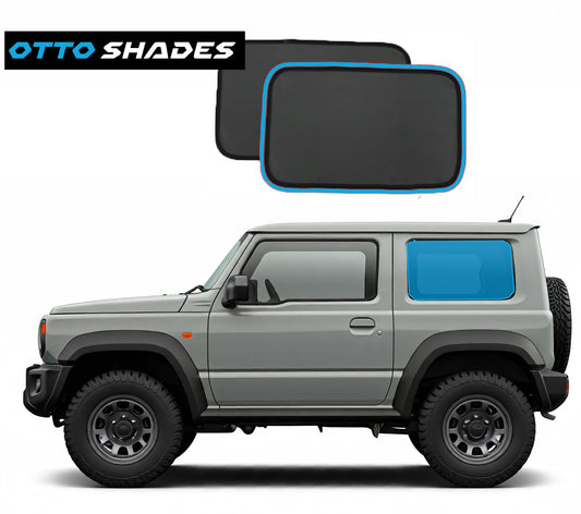 OTTO Shades Custom Magnetic Mesh Sunshade for Suzuki Jimny 2018-2025, Side, Rear Windows Sun Blind for Baby Protection