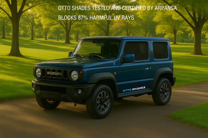 OTTO Shades Custom Magnetic Mesh Sunshade for Suzuki Jimny 2018-2025, Side, Rear Windows Sun Blind for Baby Protection
