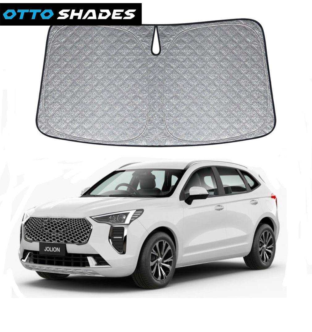 OTTO SHADES Premium WindScreen Sunshade for GWM Haval Jolion 2021-2025 Thick 6-Layers Foldable Front Window Sunshade UV Protection Heat Shield Cover