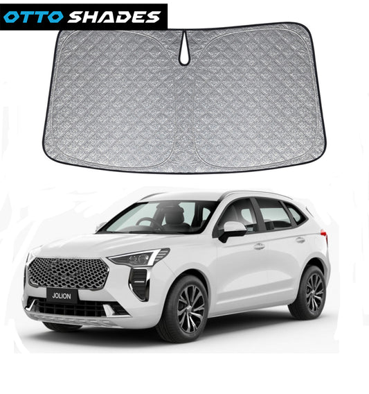 OTTO SHADES Premium WindScreen Sunshade for GWM Haval Jolion 2021-2025 Thick 6-Layers Foldable Front Window Sunshade UV Protection Heat Shield Cover