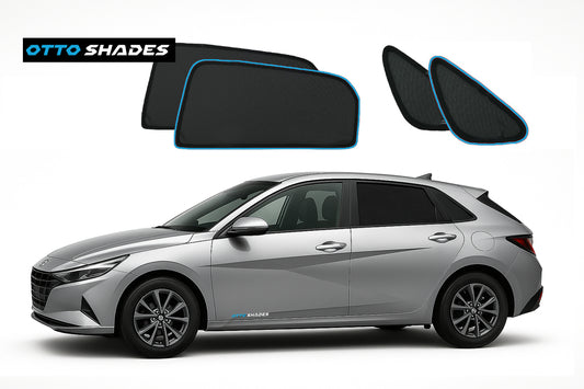 OTTO Shades Custom Magnetic Mesh Sunshade for KIA Cerato 2018-2025, Side, Rear & Port Windows Sun Blind for Baby Protection