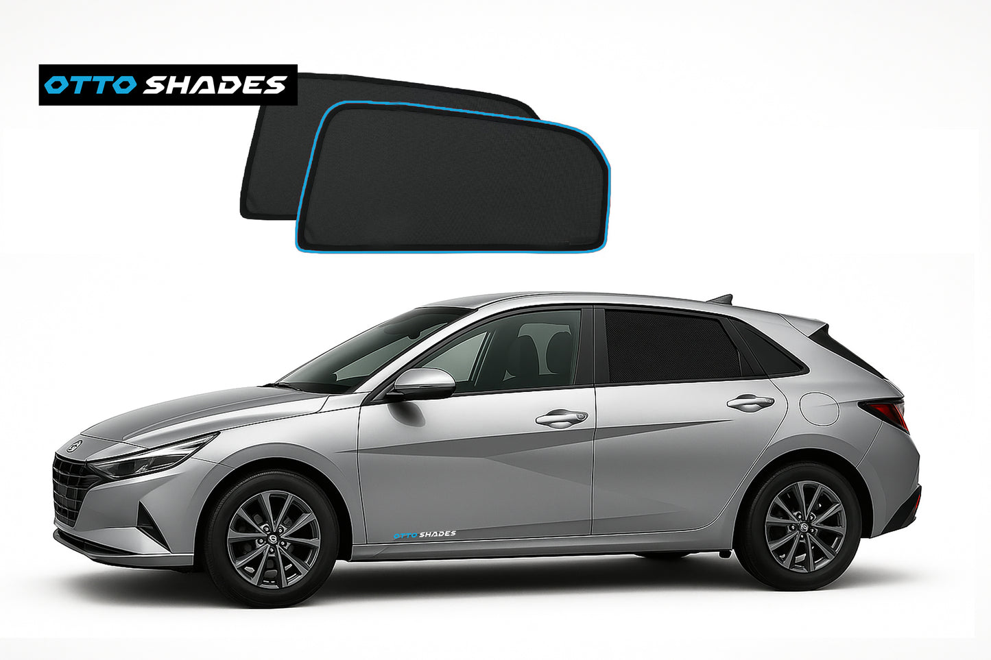 OTTO Shades Custom Magnetic Mesh Sunshade for KIA Cerato 2018-2025, Side, Rear & Port Windows Sun Blind for Baby Protection