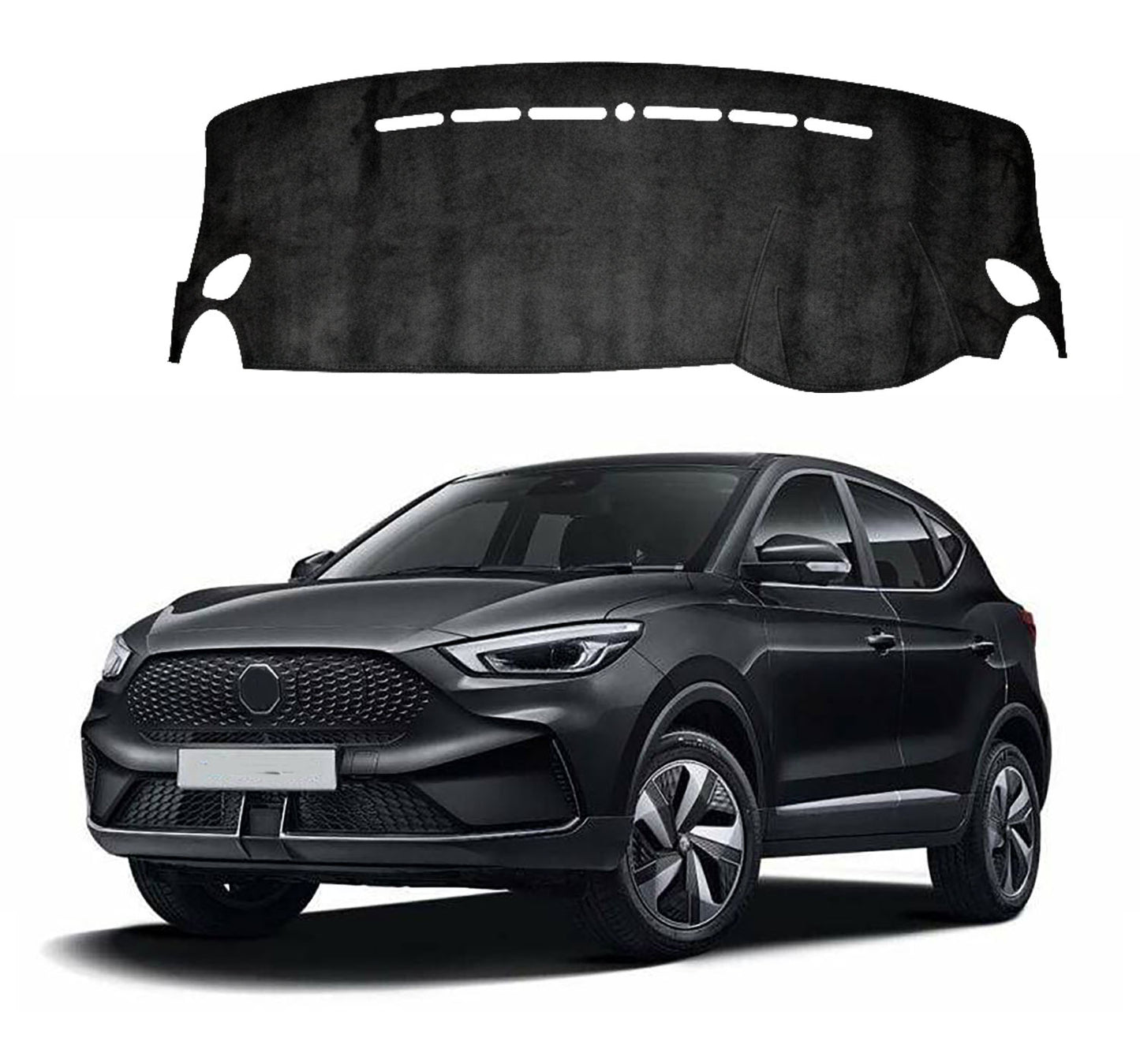Dash Mat for MG ZS ZST 2018-2024 Luxury Suede Non-Slip Dashboard Cover
