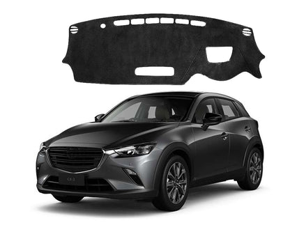 Dash Mat for Mazda CX-3 CX3 2015-2026 Luxury Suede Non-Slip Dashboard Cover