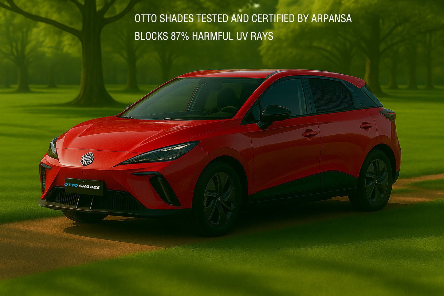 OTTO SHADES Custom Magnetic Mesh Sunshade for MG4 MG 4 2022-2025, Side, Rear Windows Sun Blind for Baby Protection, UV/Heat Reduction
