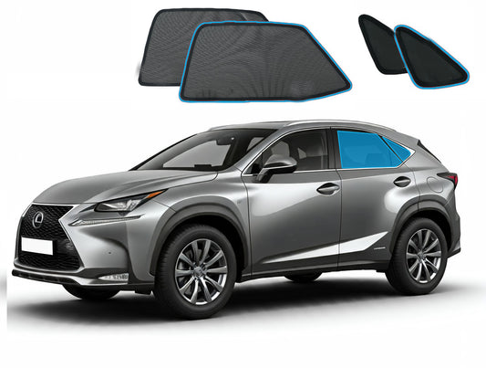 OTTO Shades Custom Magnetic Mesh Sunshade for Lexus NX 2022-2025, Side, Rear & Port Windows Sun Blind for Baby Protection