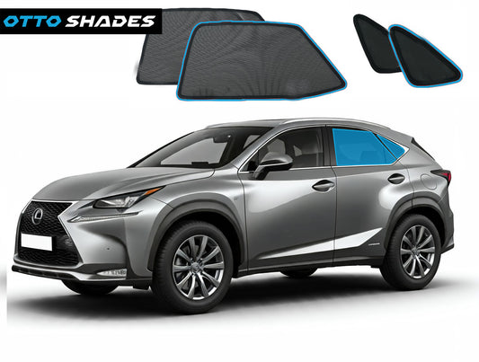 OTTO Shades Custom Magnetic Mesh Sunshade for Lexus NX 2022-2025, Side, Rear & Port Windows Sun Blind for Baby Protection