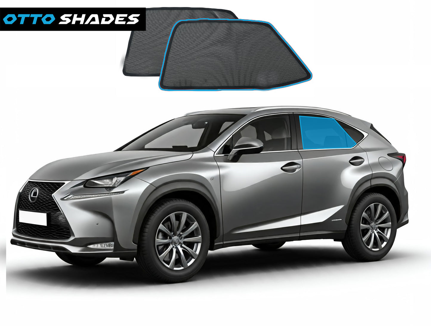 OTTO Shades Custom Magnetic Mesh Sunshade for Lexus NX 2022-2025, Side, Rear & Port Windows Sun Blind for Baby Protection