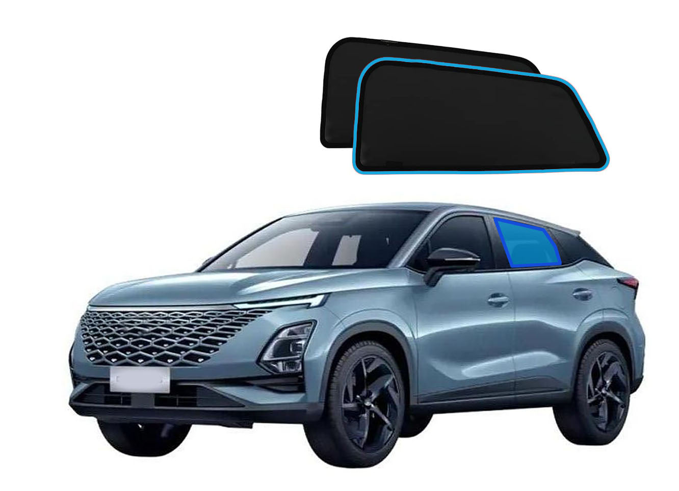 OTTO SHADES Custom Magnetic Mesh Sunshade for Chery Omoda 5 C5 2022-2025, Side, Rear Windows Sun Blind for Baby Protection