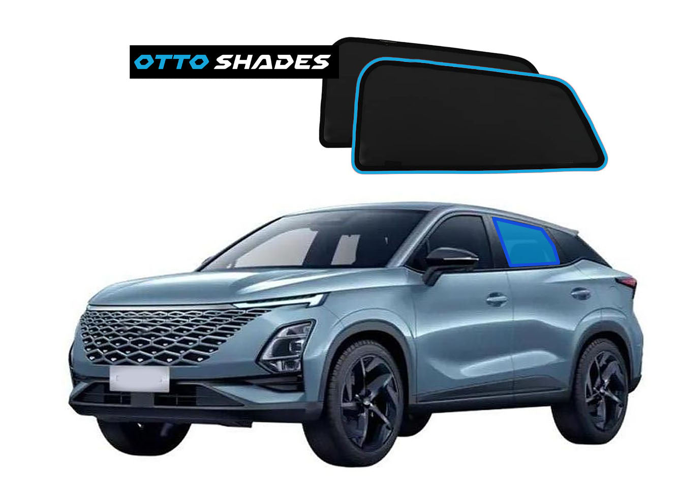 OTTO SHADES Custom Magnetic Mesh Sunshade for Chery Omoda 5 C5 2022-2025, Side, Rear Windows Sun Blind for Baby Protection
