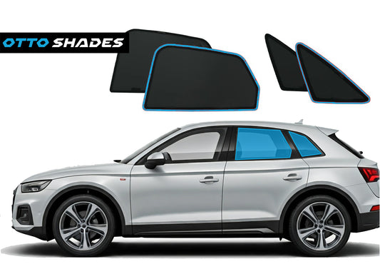 OTTO SHADES Custom Mesh Sunshade for Audi Q5 2019-2025, Rear Side Windows Sun Blind for Baby Protection, UV/Heat Reduction,Privacy Shield