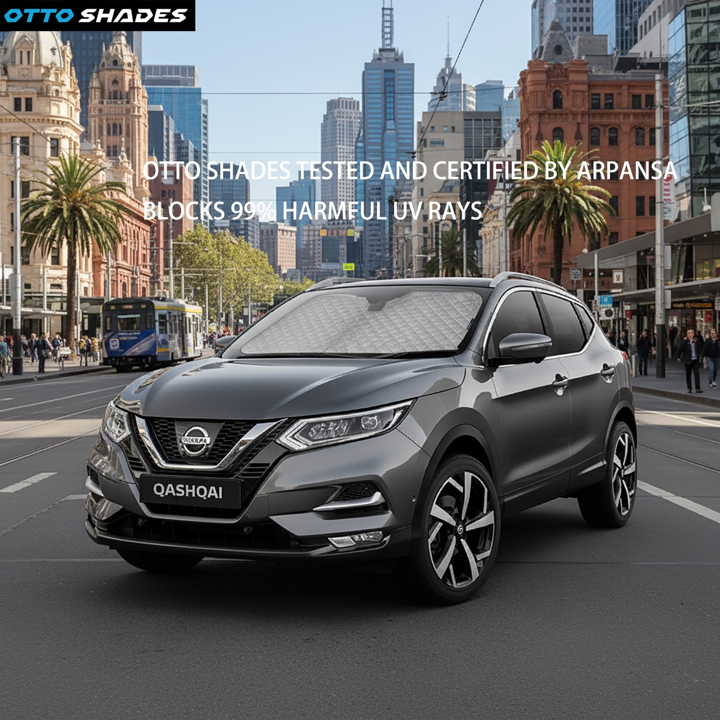 6 Layer Thick WindScreen SunShade for Nissan Qashqai 2014-2025 Premium UV Protection