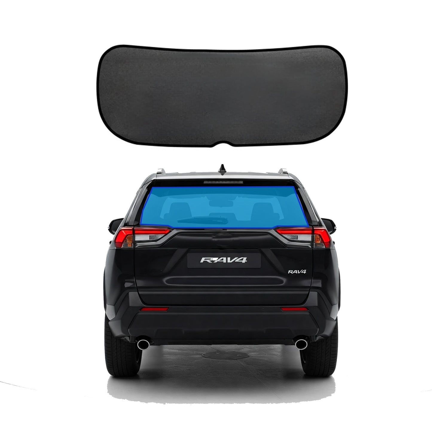 OTTO Shades Custom Magnetic Mesh Sunshade for Toyota RAV4 2019-2025, Side, Rear & Port Windows Sun Blind (1 Rear Windscreen Sunshade)