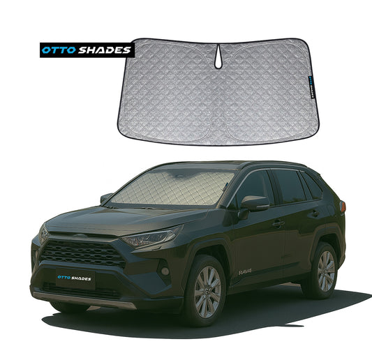 6-Layer Windscreen Sun Shade for Toyota RAV4 2019-2025 | Custom-Fit, Foldable, UV & Heat Shield OTTO SHADES