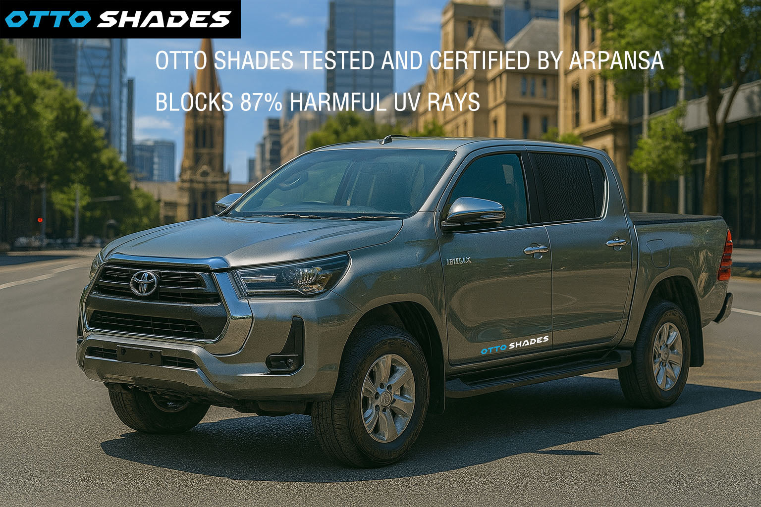 Toyota Hilux Rear Side window Shade