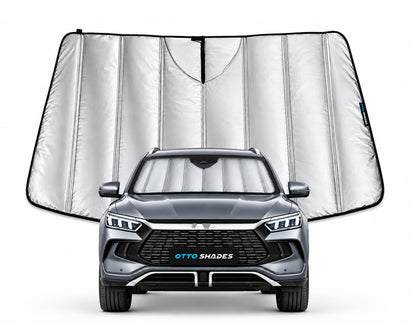 Accordion Full-Coverage Custom SunShade with Rigid Support for Sealion 5 2025-Onwards