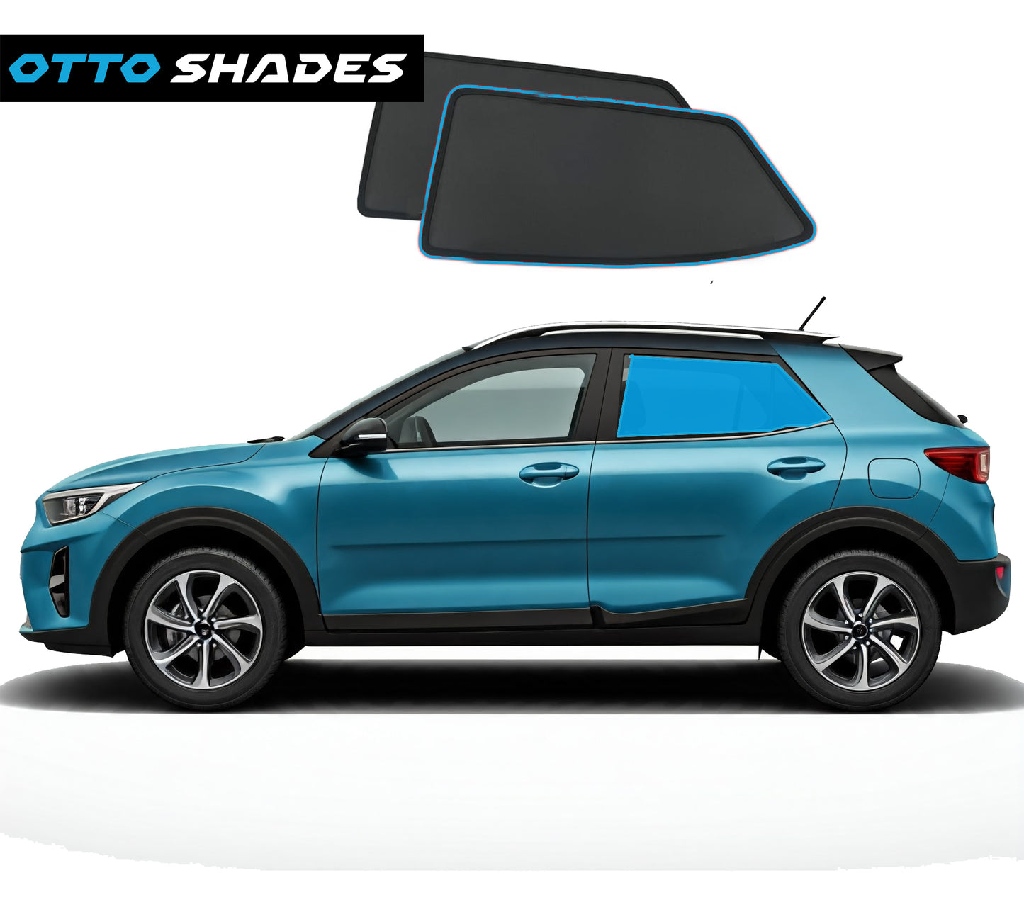 OTTO Shades Custom Magnetic Mesh Sunshade for KIA Cerato 2018-2025, Side, Rear & Port Windows Sun Blind for Baby Protection