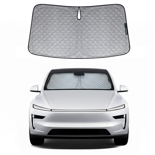 OTTO SHADES Premium WindScreen Sunshade for Tesla Model Y 2022-2025 Thick 6-Layers Foldable Front Window Sunshade UV Protection Heat Shield Cover