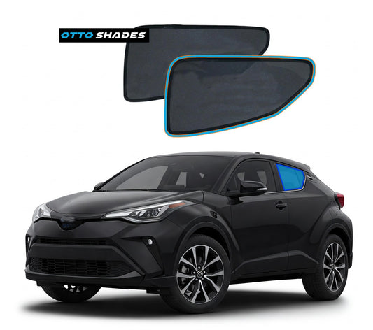 OTTO SHADES Custom Magnetic Mesh Sunshade for Toyota C-HR CHR 2016-2023, Side, Rear Windows Sun Blind for Baby Protection