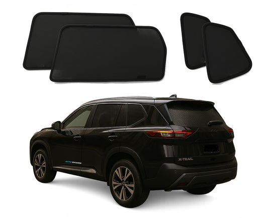 OTTO Shades Custom Magnetic Mesh Sunshade for Nissan Xtrail T33 2022-2025, Side, Rear & Port Windows Sun Blind for Baby Protection